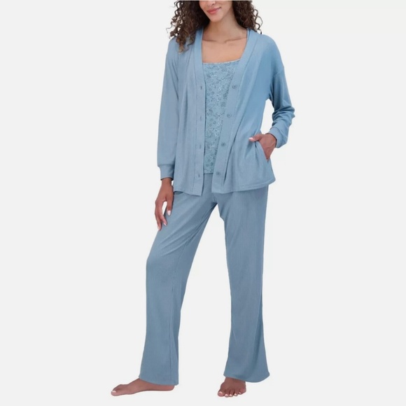 SOLD!Lounge2Live Ladies 3piece Lounge Set XS Cardigan,Tank, Pants NWT Quick Ship - Picture 1 of 5